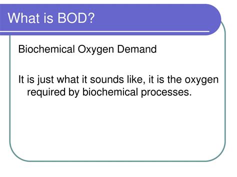 what is a bod